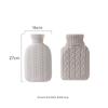 Fasola Water-Filled Hot Water Bottle Small Mini Silicone Hand Warmer Bag for Bed Use, Hot Compress for Belly, Baby Warm Water Bag