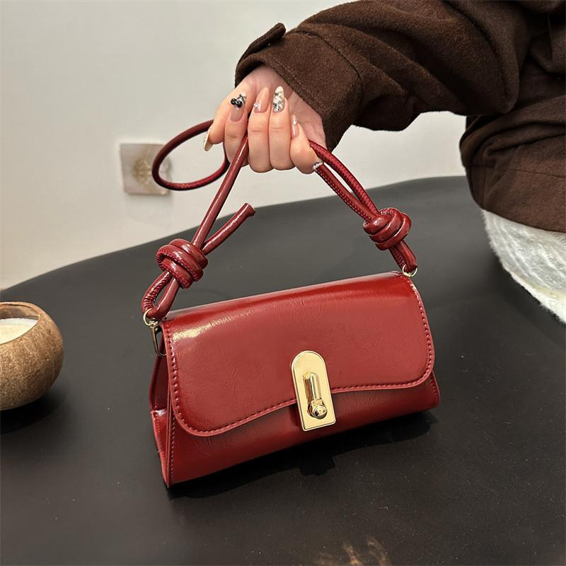 Pu Small Square Crossbody Bag With Stitching For Daily Casual Wear