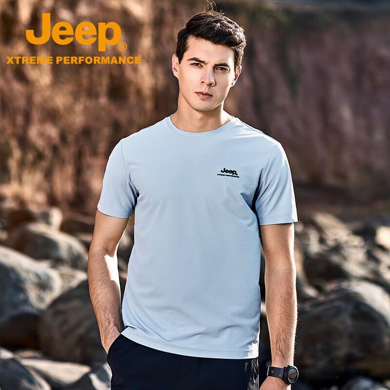 JEEP Men s Outdoor Quick-Dry Short Sleeve T-Shirt S