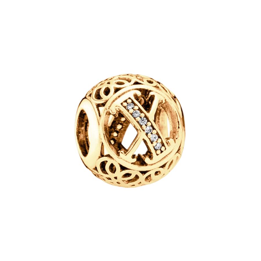 Fine Sparkling Spherical A-Z 26 Lucky Letters Charm Beads Fit Original European Bracelets Diy Women Jewelry Gifts