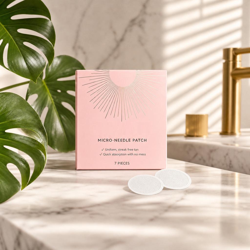 Self-Tanning Microneedle Patches for Tanning