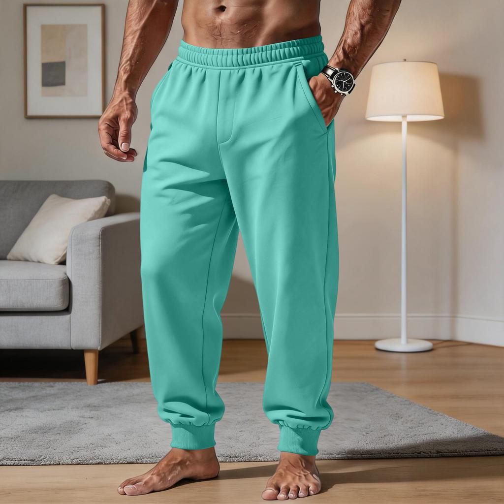 Herren Freizeithose mit lockerem Schnitt und elastischem Bund für täglichen Komfort