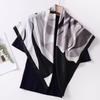 New silk scarf 91 large square scarf fashionable versatile fashion foreign style French scarf women's shirt shawl scarf wholesale