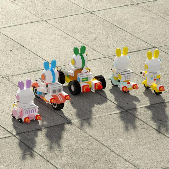 1 Set Building Blocks Cute Outer Space Spaceman Mars Rover Mini Bricks Gifts Science Toys