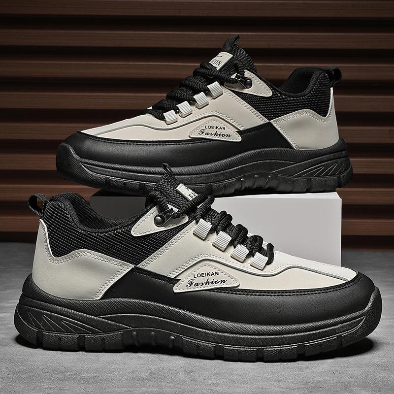 2025 Spring New Fashion British Retro Work Shoes Outdoor Sports Waterproof Casual Shoes Thick Soled Anti Slip Designer Sneakers