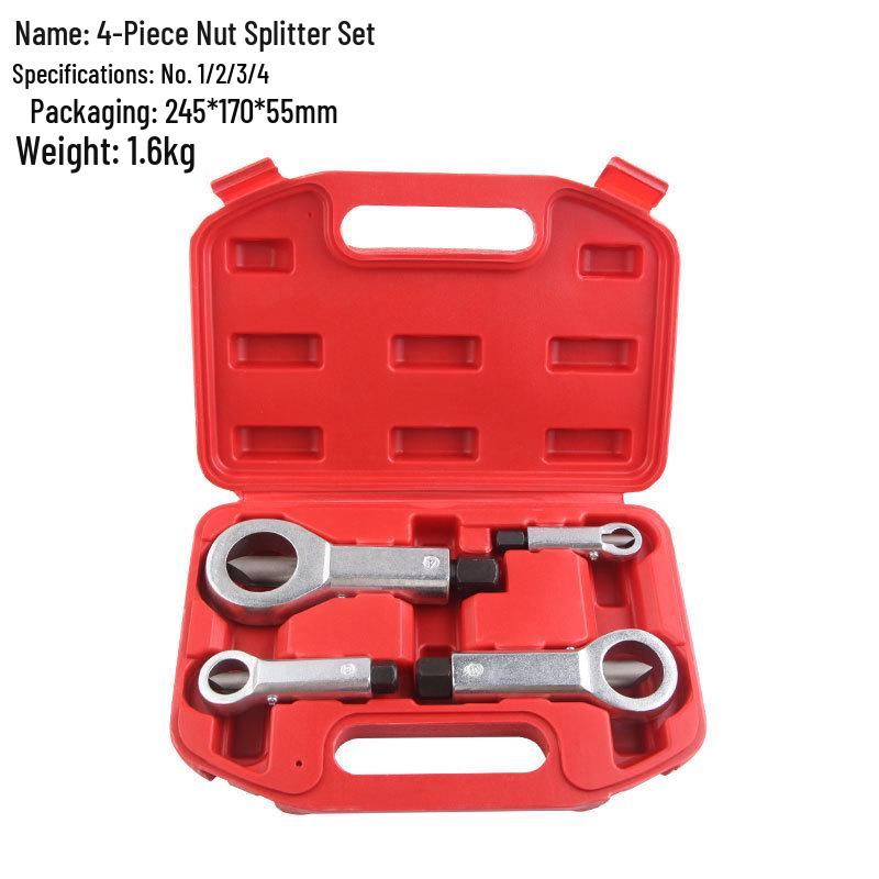Auto Repair Nut Breaker Set: Quick Extractor & Separator