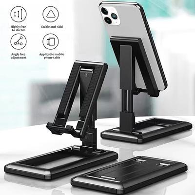 Foldable Tablet Mobile Phone Desktop Phone Stand For Desk Adjustable Bracket