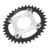 Motor Bike Gear Adapter Mid Drive Chainring Spider Chain Conversion Kit for Bafang BBS01 BBS02 36T 104BCD Motor Black