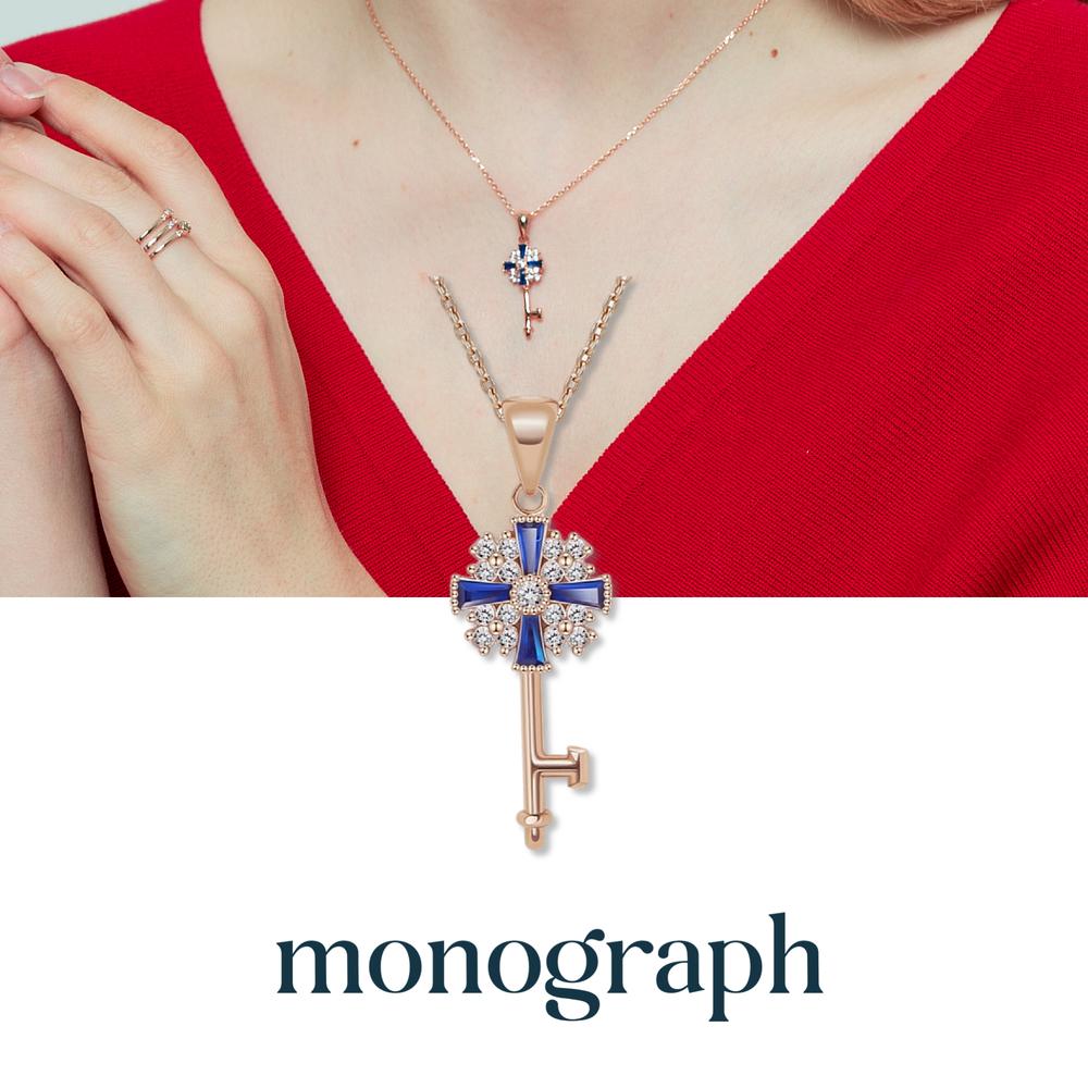 Monograph Bessie Necklace Mgnl0195 14K Gold Plated