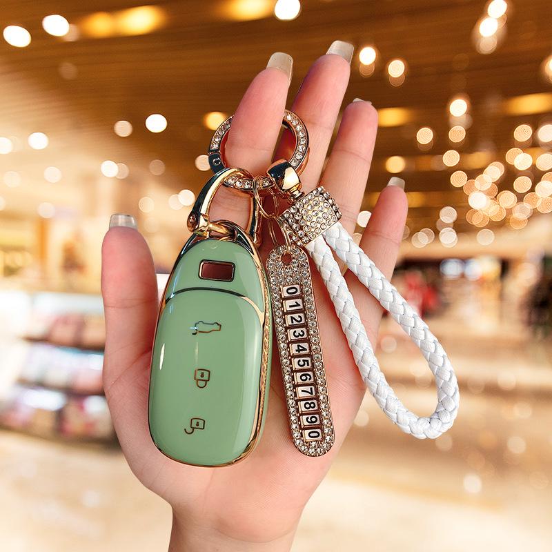 Premium Vollabdeckung Auto Schlüsselhülle