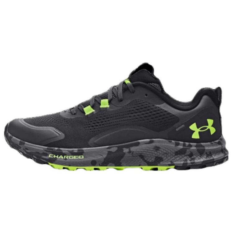 Nové Under Armour Charged Bandit Trail 2 'Jet Grey Lime' 3024186-102