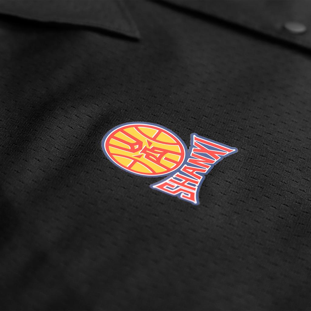 Li Ning Cba 25-26 Season Shanxi Team Casual Polo Shirt Unisex Tops Black ASHV379-1