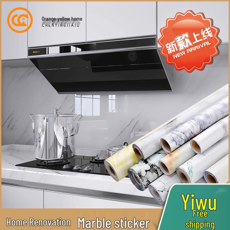 Selbstklebende Wasserdichte Verdickte Fliesenwand- und Arbeitsplattenaufkleber für Küchen- und Haushaltsdekoration