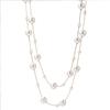 French Pearl Layered Sweater Chain: Women's High-End Starry Necklace for Chic Style