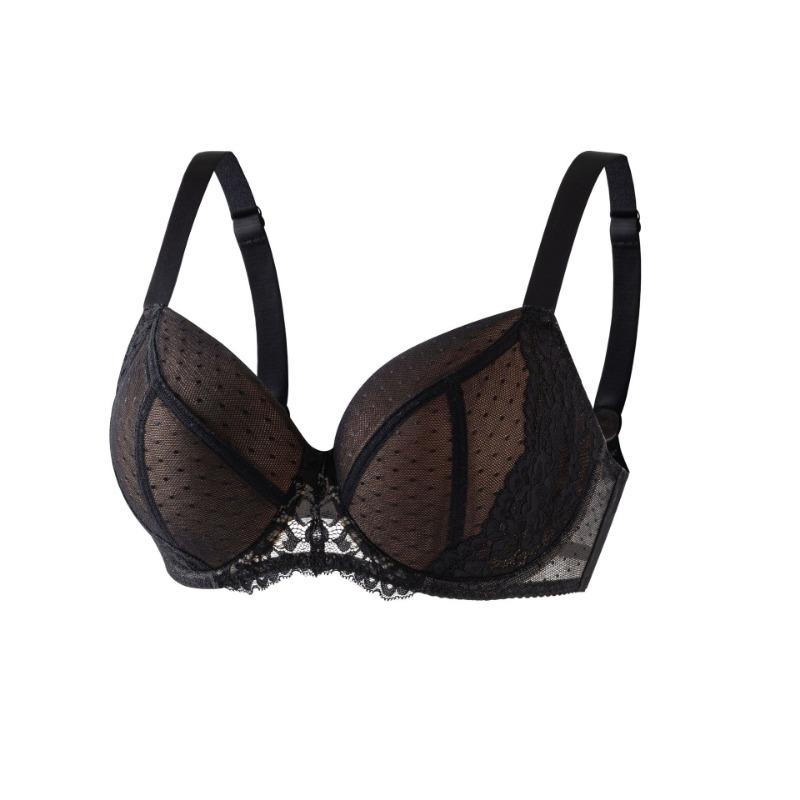 Plus Size Lace Full Cup Women Bra Comfortable Breathable For Large Bust Underwear