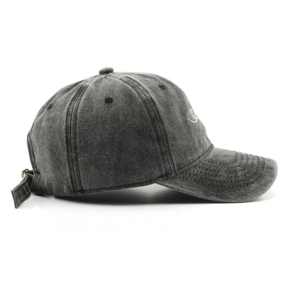 Retro Embroidery Baseball Cap Casual Duck Tongue Hat Fashion Sun Hat  Outdoor Sport