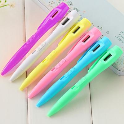Digitale Horloge Pen Lichtgewicht Clip Ontwerp Plastic Elektronische Digitale Horloge Pen voor Schrijven