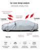 Fox Car Cover: Thickened, Sunshade, Rainproof, Antifreeze Protective Windshield Cover