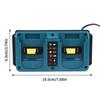 For Makita 18-20V Lithium Battery Rechargeable Portable Mini Dual Ports Charger Bl1860B Bl1850B Bl1830 Bl1840B Bl1860 L1845