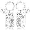 German Moge Unsere Freundschall Best Friend Sisters Friends Gift Stainless Steel Keychain Stainless Steel Keychain for Backpack Bag Pendant
