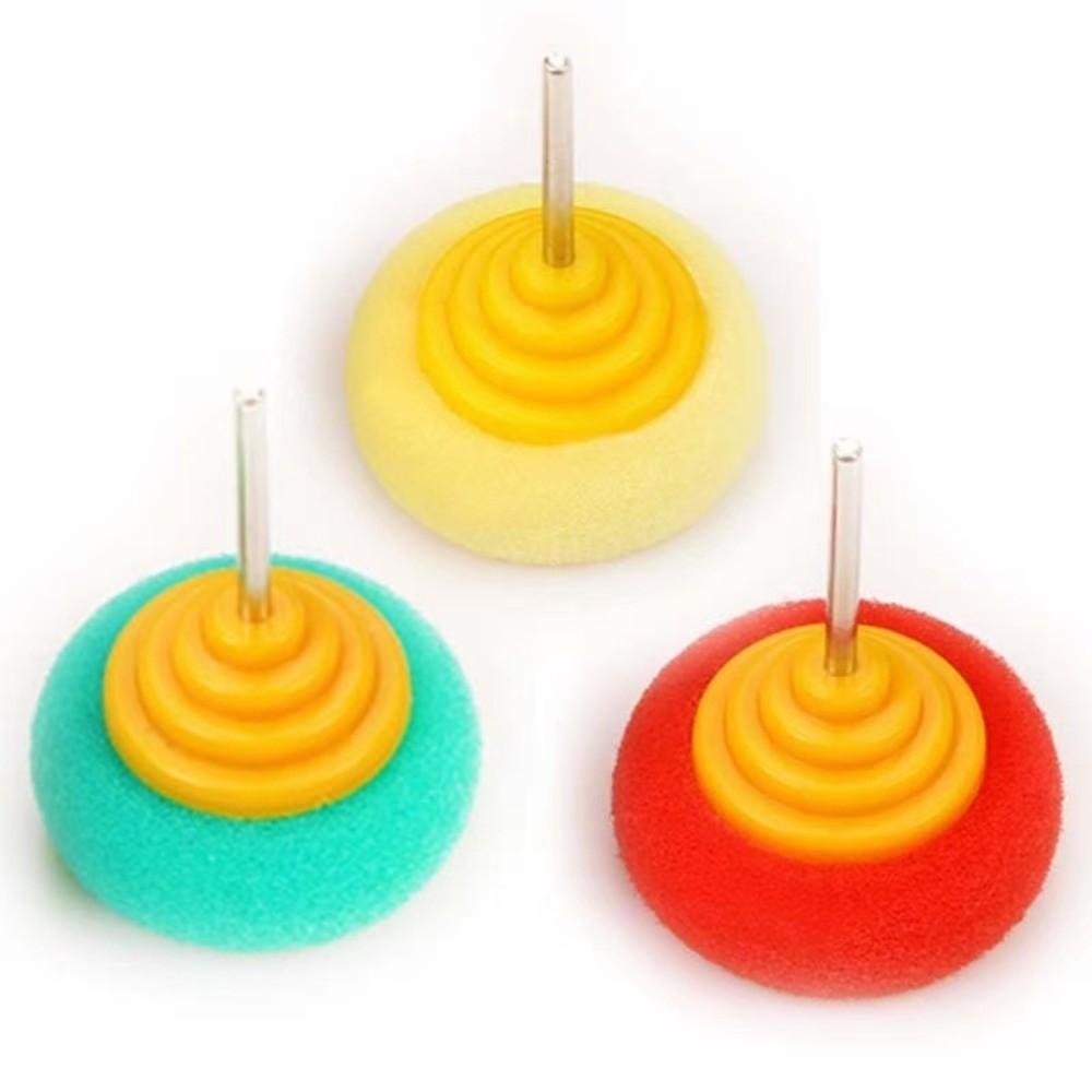 Metal Shank Foam Buffing Pad Round Shape Sponge Polishing Wheel New Auto Care Tools  Car Detailing
