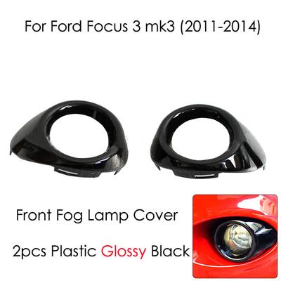 Marco de faro antiniebla para Ford Focus 3 mk3 2011-2014, cubierta modificada, decoración de faros antiniebla, accesorios para coche, 2 piezas/juego