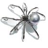 Mode Perle Pin Revers Frauen Spinne Faux Corsage Schmuck Geschenk