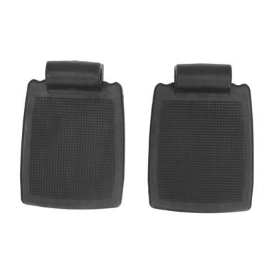 2pcs Wheelchair Footrest 19 Tube Elevating Legs Textured Surfaces Universal Foot Pedal Replacement