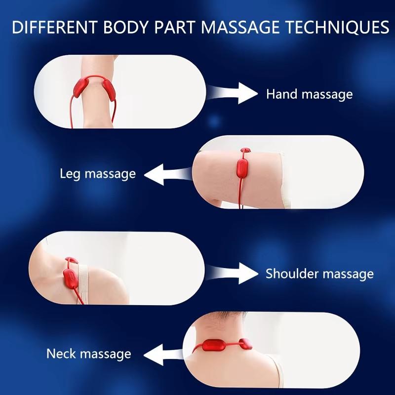 Smart Cervical Massager System - 5 Frequency Modes with Ergonomic Wrap Design for Office & Travel