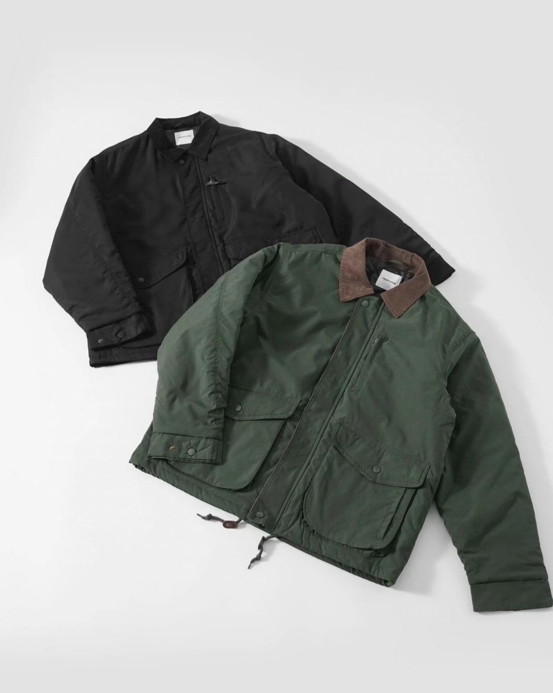 

Japanese Corduroy Patchwork Retro Hunting Jacket L чёрный