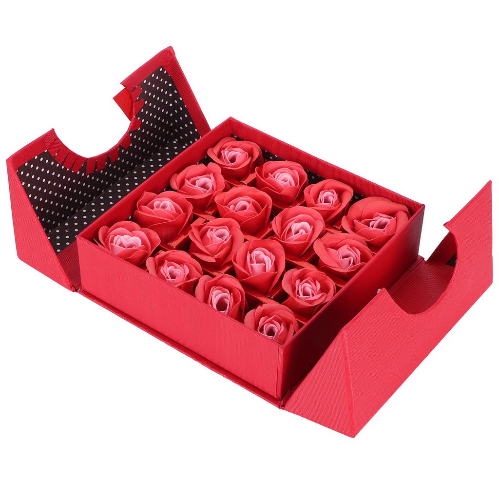 PE Artificial Flower Gift Box Innovative Birthday Anniversary Festival Gift PresentRed