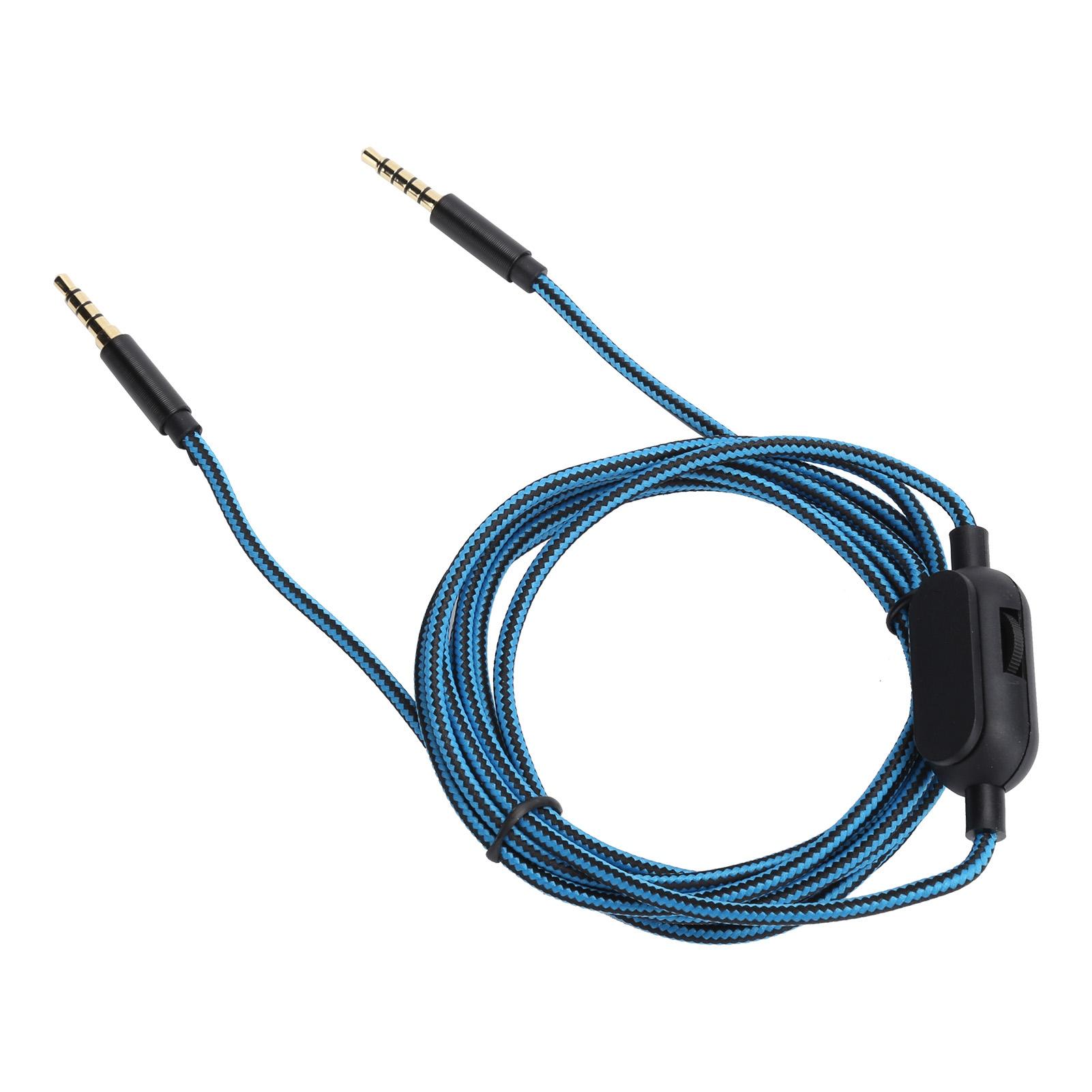 

Кабель для наушников с разъемом 3,5 мм на 3,5 мм, регулятор громкости для Logitech Astro A40 A10 A30