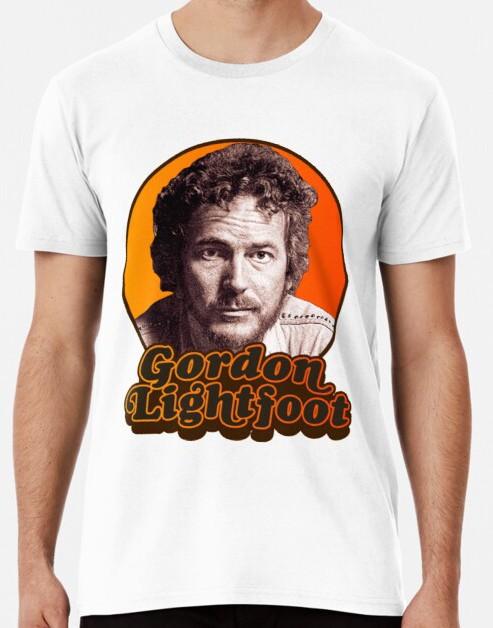 

Folk Legend Gordon Lightfoot TShirt Ribbon of Darkness If You Could Read My Mind Unisex T-Shirt M