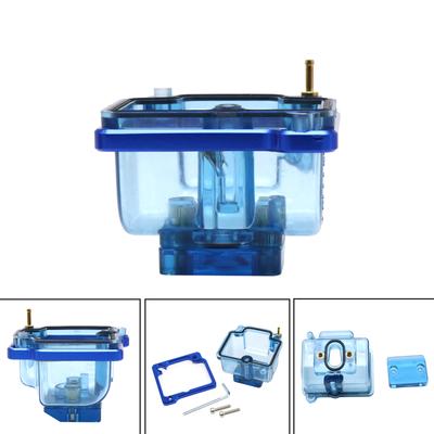 Acessórios para motocicletas atualizados, tigela de flutuação de carburador transparente, copo de óleo para PWK21 24 26 28 30 32 34mm