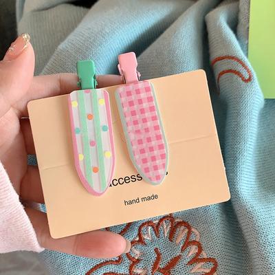 Colorful Design Hair Bangs Clips Decorative Bangs Clips Colorful Design Hair Clips for Girls and Women Long Short Hair