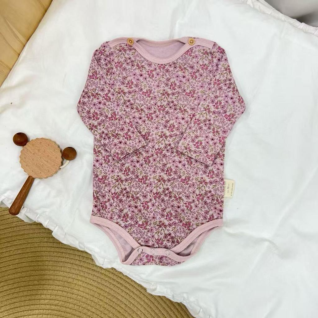 BabyClothes Unisex A-Category Cotton Infant Bodysuit Set – 3-Piece Seasonable, Cute Cartoon Pattern Diaper Cover