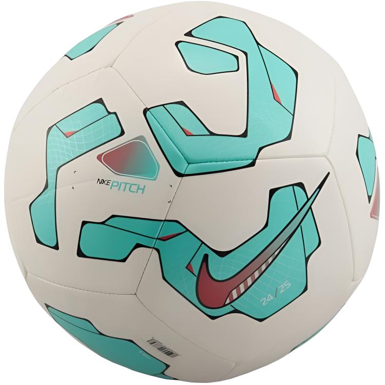 Men's Nike Size 5 Ball Machine Stitched Ball Rubber White Green Soccer Ball Unisex