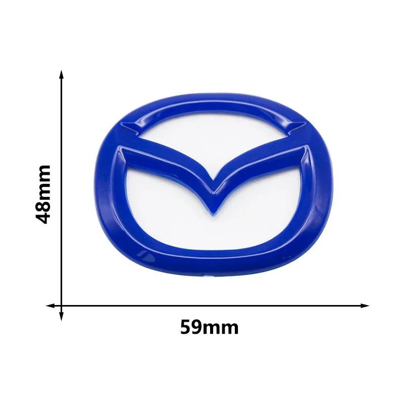 2025 Caldo 1 pz ABS Adesivo Emblema Centrale Volante Auto per Mazda 3 CX3 CX4 CX5 CX7 CX8 CX9 CX30 RX7 Atenza Axela Decorazione Interna