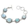 Rainbow Moonstone Gemstone Handmade 925 Srerling Silver Bracelet 7-8"