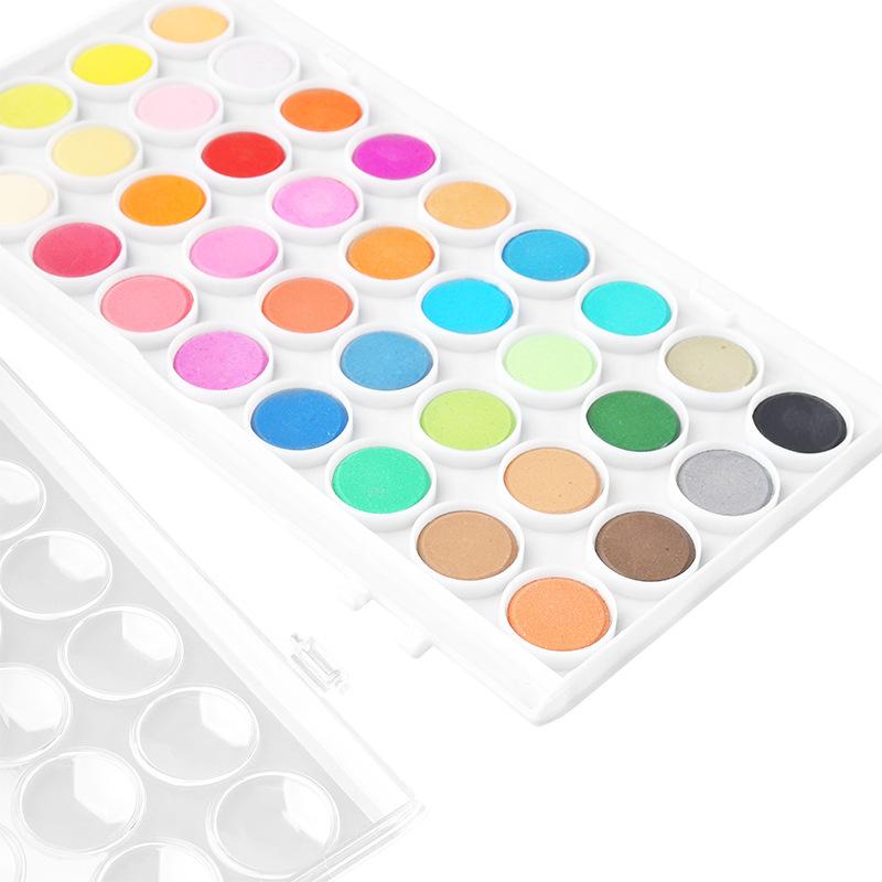 Watercolor Paint Set, Vivid Colors in Portable Box, Perfect Travel Watercolor Set for Artists, Amateur Hobbyists and Painting