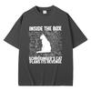 Limited Schrodinger Cat Lovers Funny Meme T-shirts Men Women Casual Cotton Vintage Streetwear Crewneck T-shirts