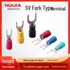 SV Series Pre-insulated Copper Fork Crimp Terminal for Rail Mounting
