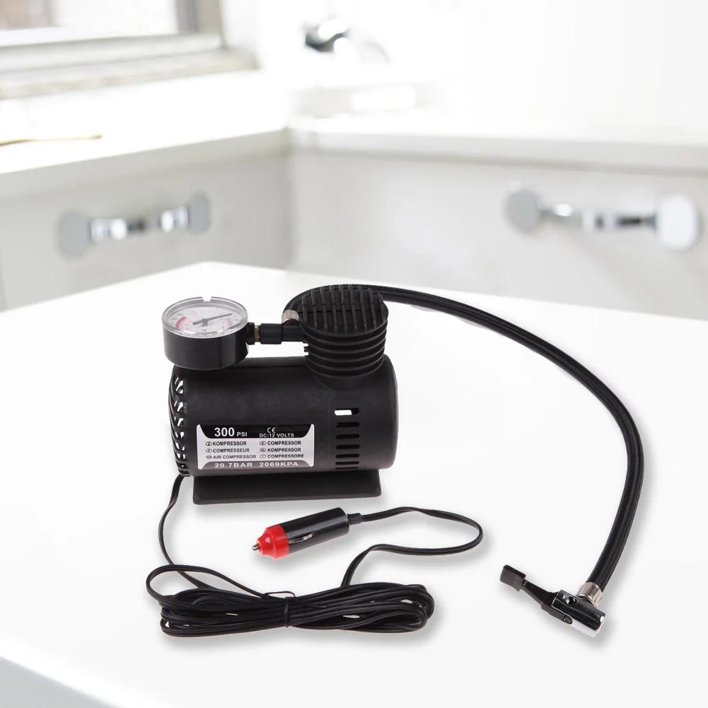 

Портативний повітряний компресор 12 В з манометром Розумний насос для шин Автомобільний електричний насос для накачування шин для автомобіля мотоцикла велосипеда spain