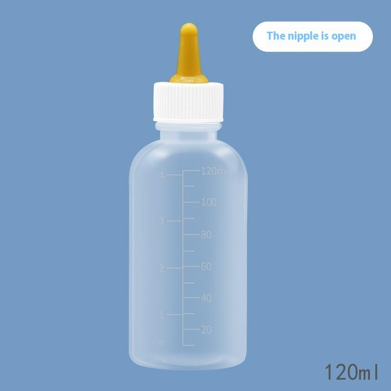 Pet Kitten Feeding Bottle Nipple Feeder Can Squeeze Liquid Milk Nursing Bottle For Born Dogs Puppies Rabbits Hamster Cat
