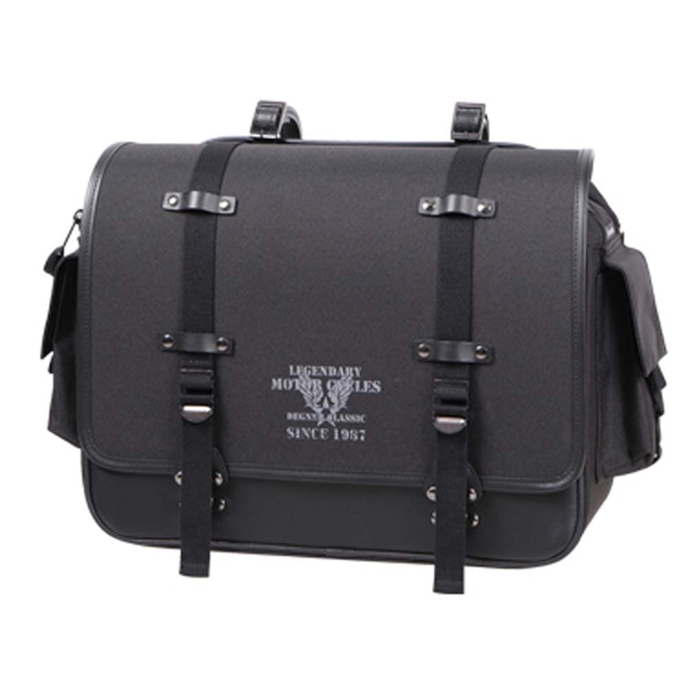 

DEGNER Military Taste Nylon Saddle TASTE NYLON SADDLEBAG Black Bag/MILITARY NB-182