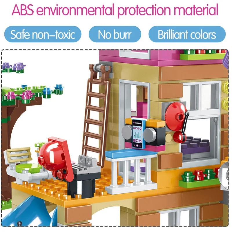 865PCS House of Friendship Building Blocks Friends Fit 41340 Hotel and House Toys for Girl Figures Bricks Christmas Gift