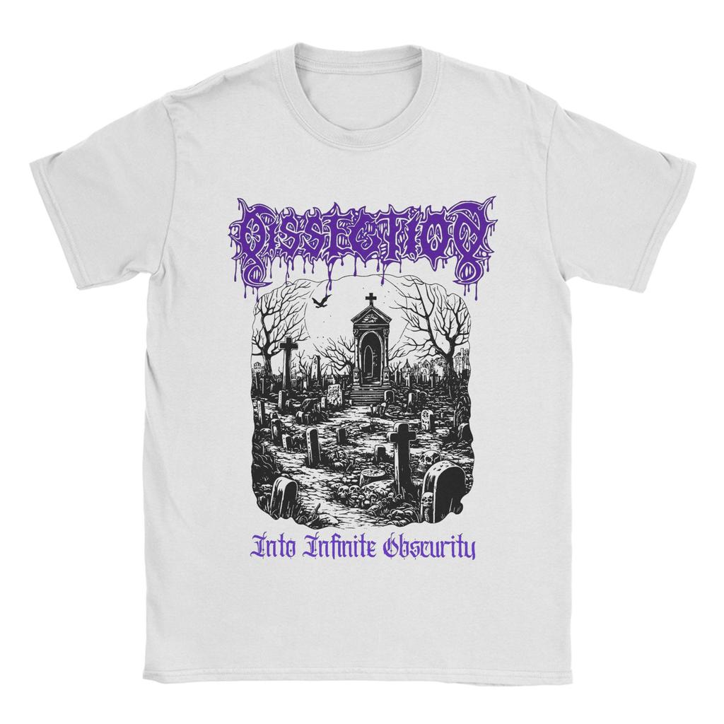 Dissection Band Tričko Léto Hip Hop Trička Pánská 100% Bavlna O Krk Nadměrné Oblečení Krátký Rukáv Streetwear Topy