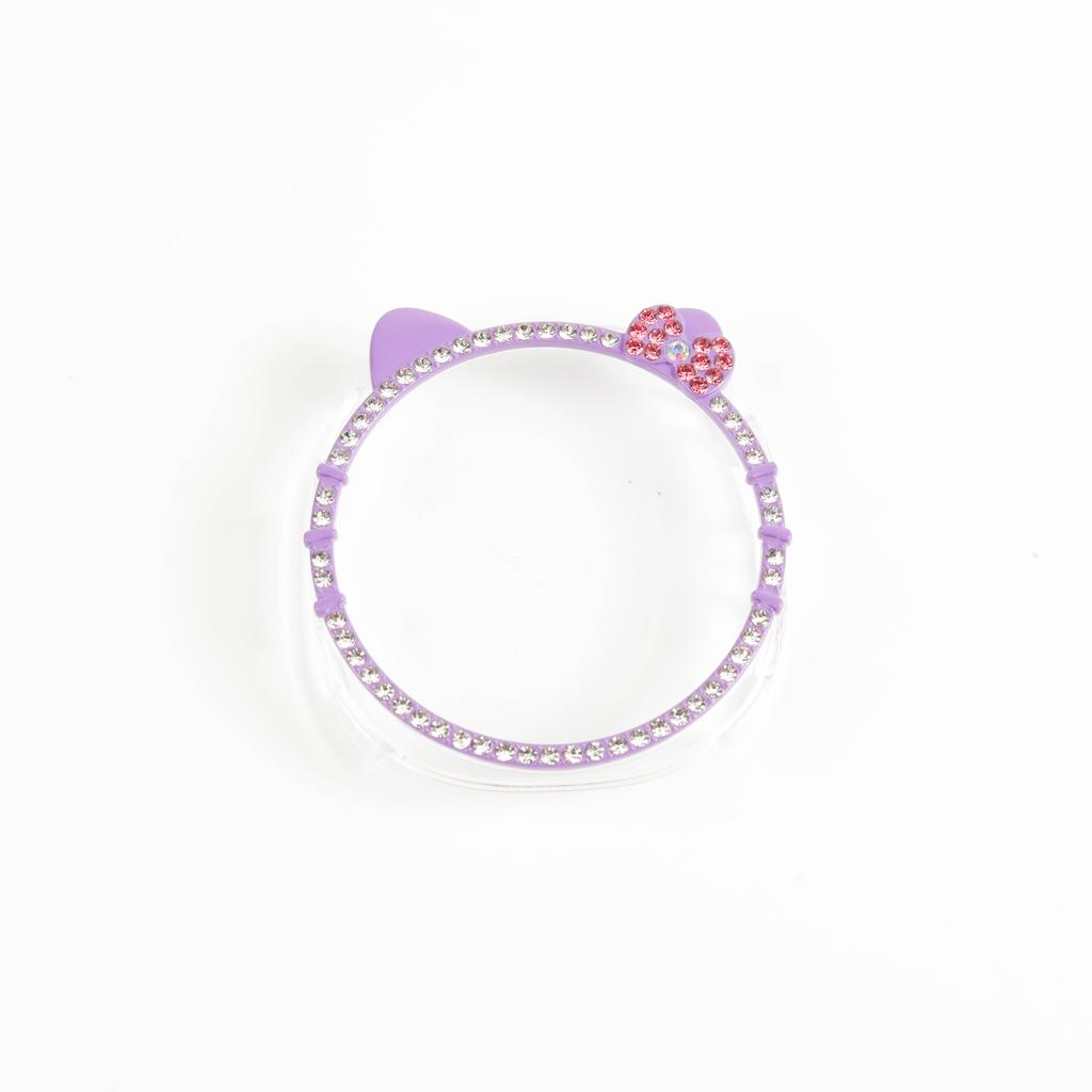 PC Case for Samsung Galaxy Watch 8 40mm 44mm Cute KITTY CAT Diamond Protector Watches Accessories for Woman Samsung Watch8 Cover