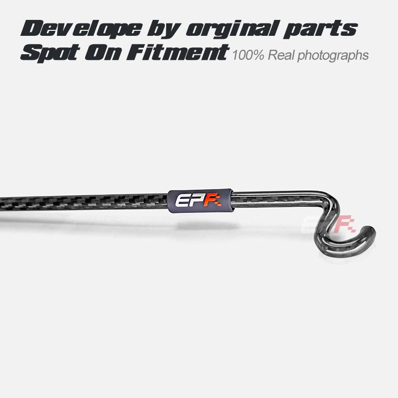 Toyota Levin AE111 (94-98) Dry Carbon Fiber Hood Prop Rod