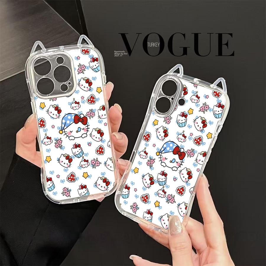Sanrio TK Cat Ears KT Phone Case for Apple 17 - New Model